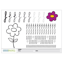 Plantillas escritura letras minúsculas f
