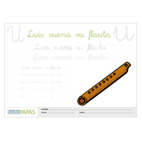 Plantillas escritura oraciones u