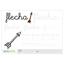 Plantillas escritura palabras f