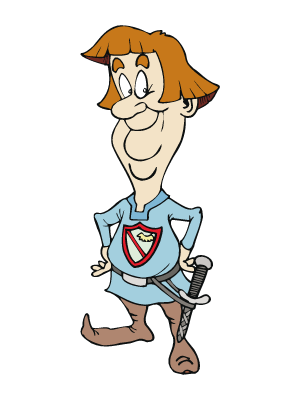 Colorea dibujos de caballeros y magos - Bardo aburrido