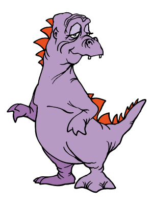 Colorea dibujos de monstruos - Monstruo viejuno
