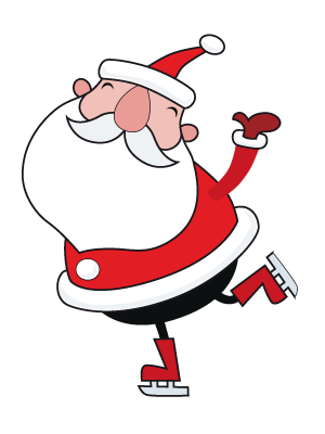 Colorea dibujos de navidad - Papá noel en paro