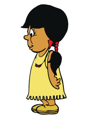 Colorea dibujos de oeste - En pie con el puño alzado