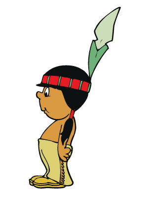 Colorea dibujos de oeste - Niño curioso
