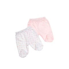 Set 2 Pantalones Body Rosa Con Estampado de Prénatal