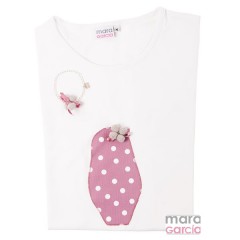 Camiseta Matrioska Rosa para Mamá de Mara García