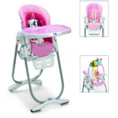 Trona Chicco Polly Magic Baby Happy Cherry