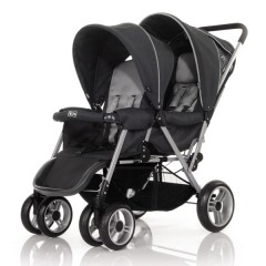 Silla Gemelar Tandem Plus Carbón de Asalvo