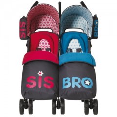 Silla Gemelar Con Saco You 2 Sis Bro de Cosatto