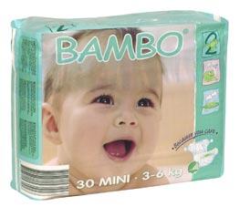 Pañal Mini Talla 2 (3-6kg) 30uds