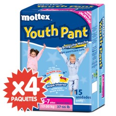 60 Braguitas de Noche Youth Pant 17-30 Kg de Moltex