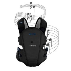 Mochila portabebé X-Music Bebemon Negra 