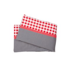 Protector Cama 70 Cm Prince And Princess Rojo de Kiwisac