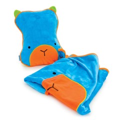 Almohada y Manta Snoozihedz Azul de Trunki