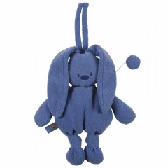 Conejo musical azul Lapidou de Nattou