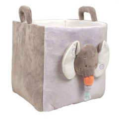 Cubo guardajuguetes Bubbles de Nattou