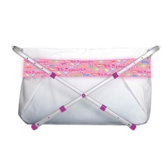 Bañera Bibabaño extensible de 60 a 80 cm princesa rosa