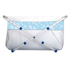 Bañera Bibabaño Extensible de 60 a 80 Cm Burbuja Azul