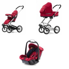 Trio 4 Rider Light Team Red de Mutsy