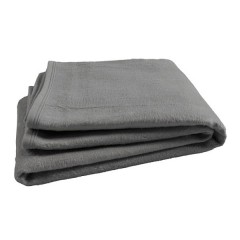 Manta polar para cuna de 120 x 60 cm carbón de asalvo