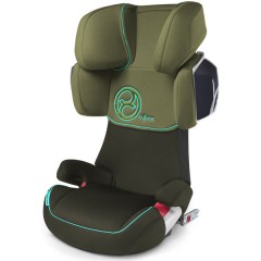Silla de Auto Grupo Ii Iii Solution X2-fix Graffiti Green de Cybex
