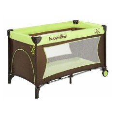 Cuna de Viaje Sweet Night Chocolate/verde Anís de Babymoov