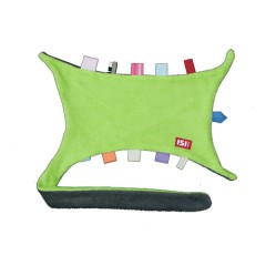 Doudou para Chupete Color Antracita/verde Paraíso