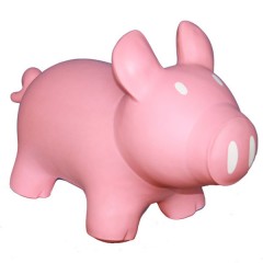 Muñeco hinchable cerdito sammy rosa de Kidzzfarm