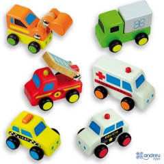 Mini vehículos (6 mod. Caja 24 vehículos) de Andreu Toys