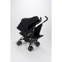 Silla de paseo Njoy Rever black/chasis black