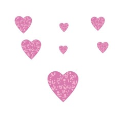 Vinilo decorativo Corazones Fucsia de Aratextil