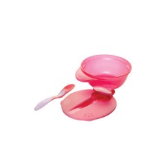 Explora® 2 Bol Con Tapa Y Cuchara destete Rosa de Tommee Tippee