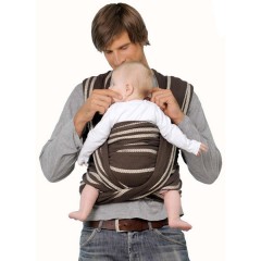 Fular portabebé Carry Sling mocca de Amazonas