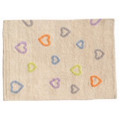 Alfombra Lorena Canals Corazones Multi