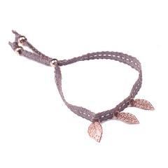 Pulsera Cinta con Hojas (col. Med.) de Mara García