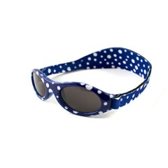 Gafas Adventure modelo Azul lunares talla Kidz de BabyBanz