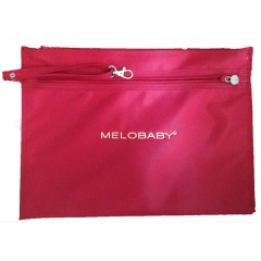 Bolso para pañales Melocase Rojo + cambiador caramelo de Melobaby