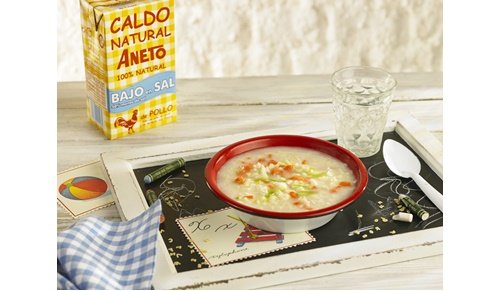 ¡Ven a TodoPapás Loves Barcelona y llévate gratis un caldo Aneto ideal para bebés!