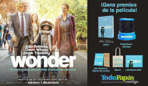 Concurso en Facebook de la película Wonder
