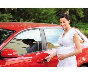 Seguridad al viajar en coche embarazada