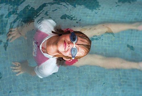 Miedo infantil a la piscina