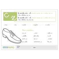 Plantillas letras C y Z Plantillas letras C y Z