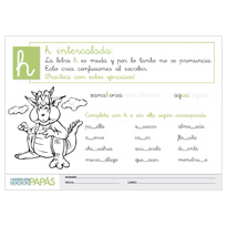 Plantillas letra H Plantillas letra H