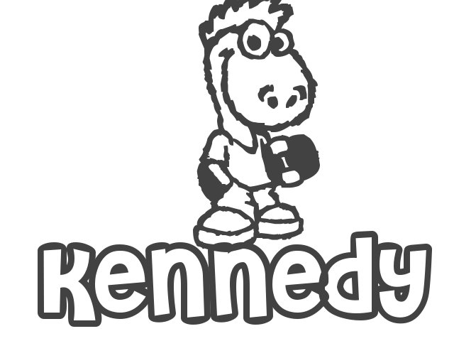 Coloring Page First Name Kennedy Printable Coloring P - vrogue.co