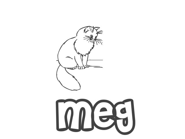 Meg Name Colouring In Nombre de Niña Meg, significado, origen y pronunciación de Meg ...