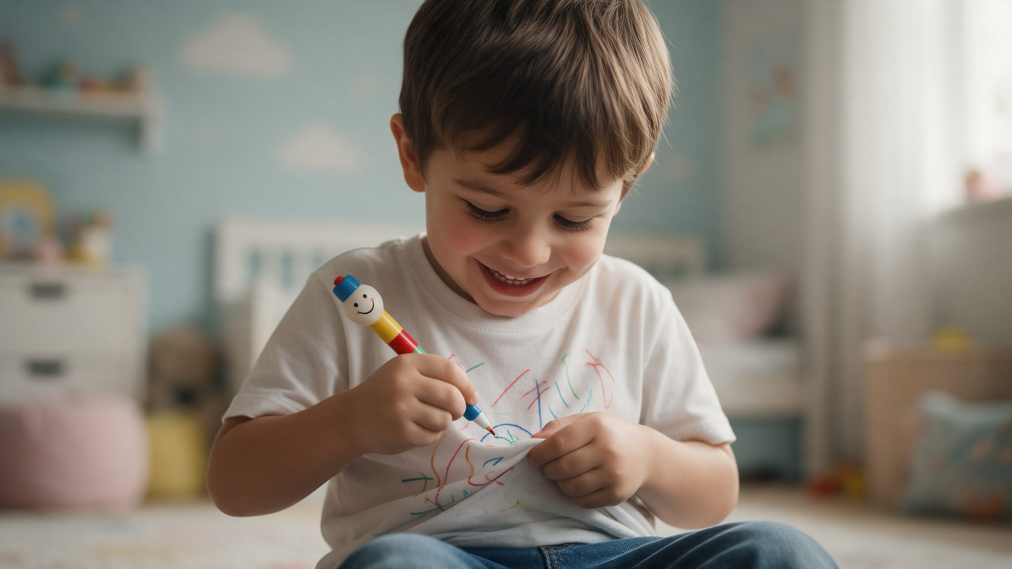 Trucos infalibles para salvar la ropa infantil de las manchas de creatividad