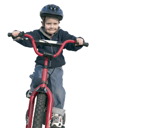 Los niños y la seguridad con las bicicletas