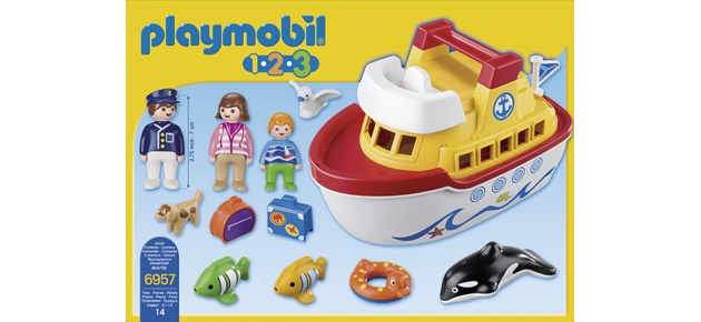 Piezas del Barco Maletín de Playmobil