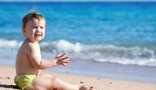 Miedos del bebé en el verano