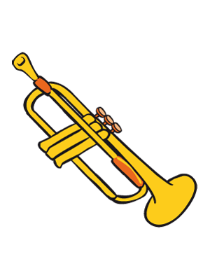 Resultat d'imatges de trompetas de dibujos